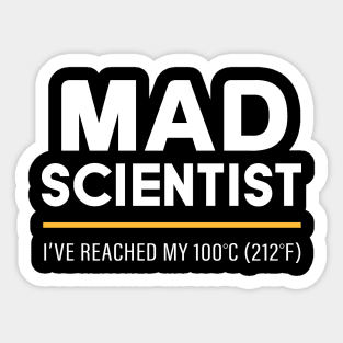 Mad Scientist Sticker